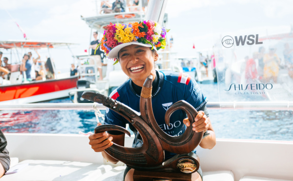 Le sacre historique de Vahine Fierro à Teahupo'o !