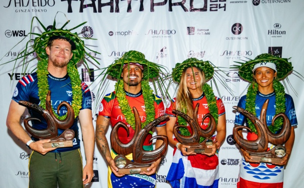 Italo Ferreira et Vahine Fierro règnent sur Teahupo’o