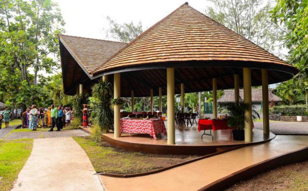 Inauguration du fare pote'e : "Un lieu magnifique qui pourra servir à la population", pour le maire de Mahina