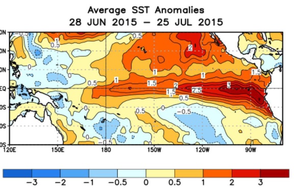 Météo : El Niño se confirme pour 2015 comme "modéré à fort"