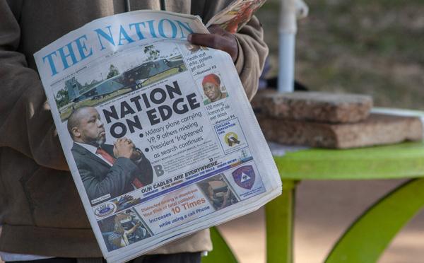 Le vice-président du Malawi tué dans un accident d'avion