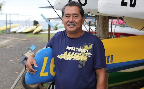 Rodolphe Apuarii, le nouveau 'peperu' de la fédération tahitienne de va'a