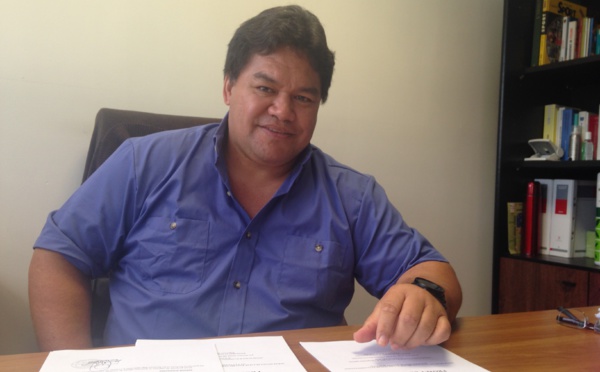 Damas Teuira, candidat de "Ia Tura O Mahina" pour remplacer Patrice Jamet