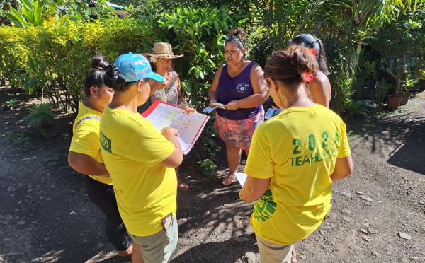 Distribution des laissez-passer à Teahupo’o