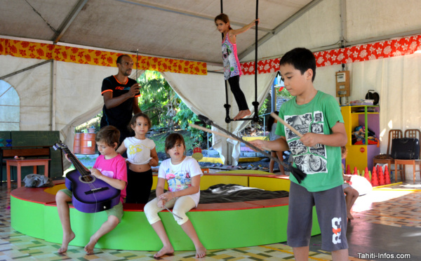 Mahina : cirque, yoga et arts plastiques pour les enfants au Chat Pito