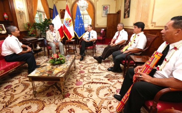 Le Président rencontre les responsables de l’Eglise mormone de Polynésie