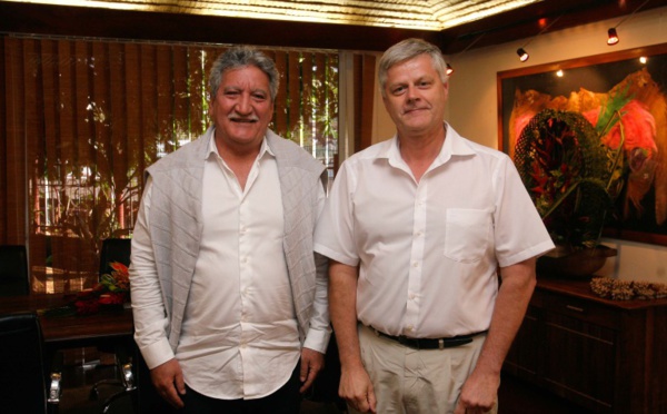 Jean-Christophe Bouissou s’entretient avec le Président de l’Autorité polynésienne de la concurrence