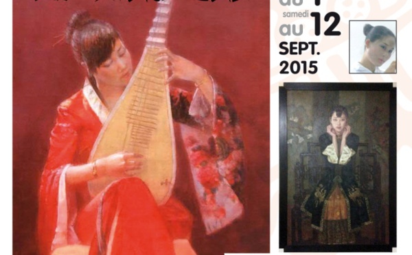 Cette semaine, l'artiste chinoise Fu Xiao Lan peint "en live" à la salle Muriavai