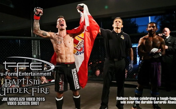 MMA – Here Dudes vs Gerardo Abazan : La vidéo d’un combat difficile mais gagné pour Tahiti.