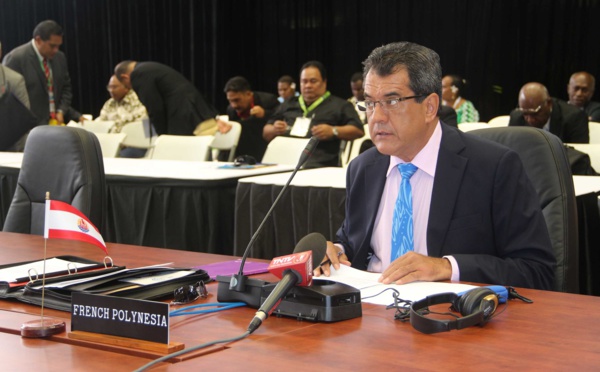 Ouverture du Forum des îles du Pacifique : discours du président Fritch