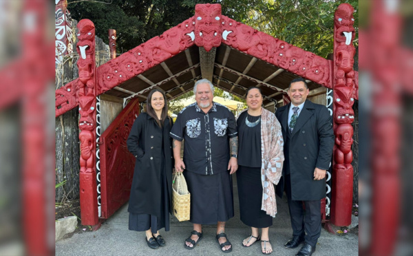Moetai Brotherson rend hommage au Roi Tūheitia Pōtatau Te Wherowhero VII