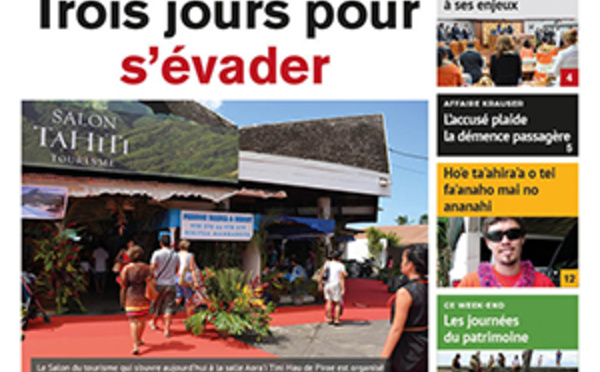 TAHITI INFOS N°498 du 18 septembre 2015