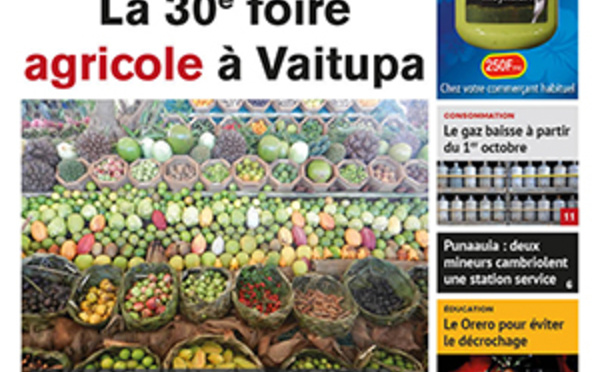 TAHITI INFOS N°502 du 24 septembre 2015
