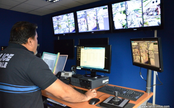 Huit nouvelles caméras de vidéo-surveillance installées à Papeete
