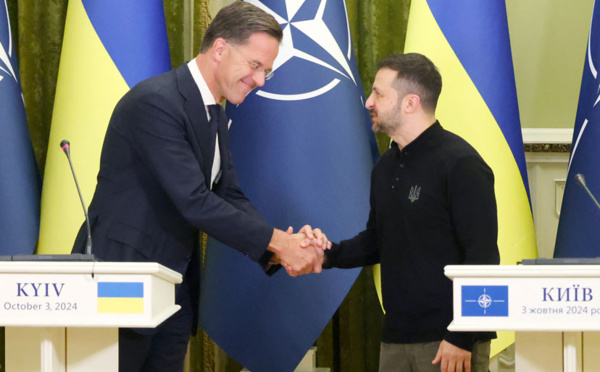 A Kiev, le nouveau chef de l'Otan promet un soutien pour que l'Ukraine "l'emporte"