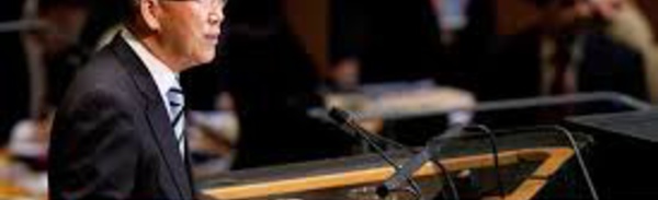 Changement climatique : Ban Ki-moon réaffirme son soutien aux îles du Pacifique