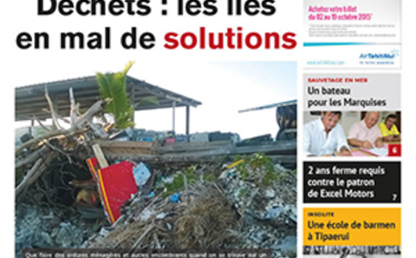 TAHITI INFOS N°511 du 7 octobre 2015