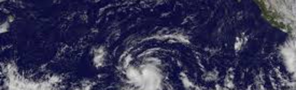 L'ouragan Olaf en formation dans le Pacifique au large du Mexique