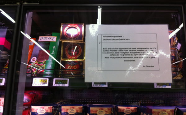 La nouvelle note salée des salaisons