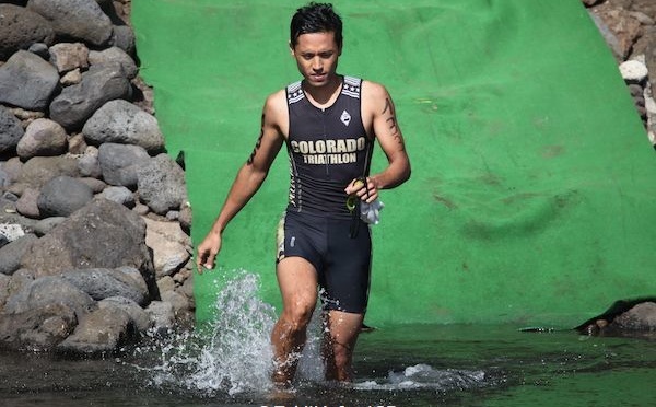 Triathlon de Tiarei – Cédric Wane gagne également en triathlon.