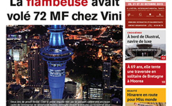 TAHITI INFOS N°521 du 21 octobre 2015