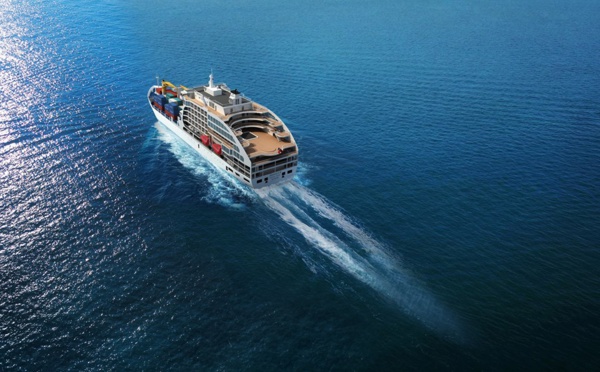 Le cargo mixte de luxe Aranui 5 est en route vers Tahiti