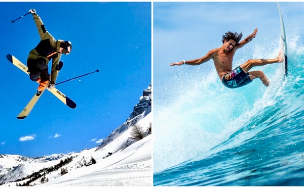 Maceo Di Giorgio, du surf au ski freeride