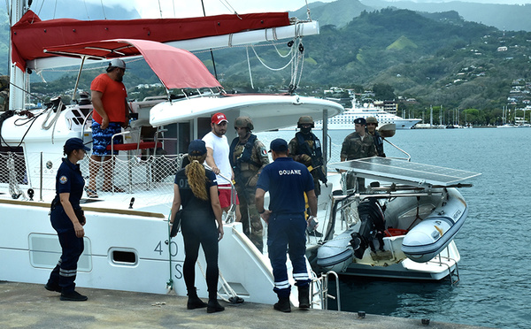 Les garde-côtes en démonstration