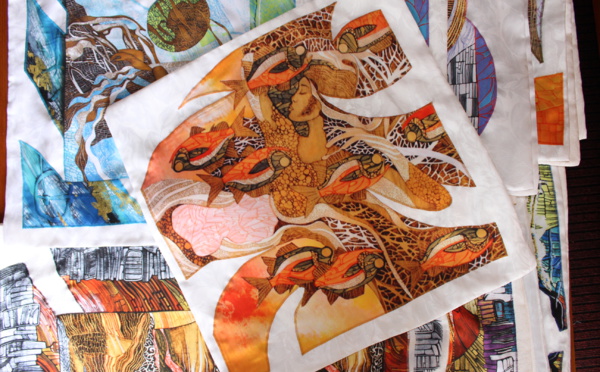 Les toiles de Bruno Curet se "confient sur l'oreiller"