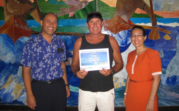 Jeu concours AIR CALIN-ATN : Philippe Ozoux remporte le magnifique séjour « sport nautiques »