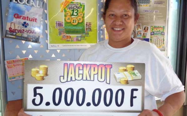 5.000.000 F grâce à Jackpot !