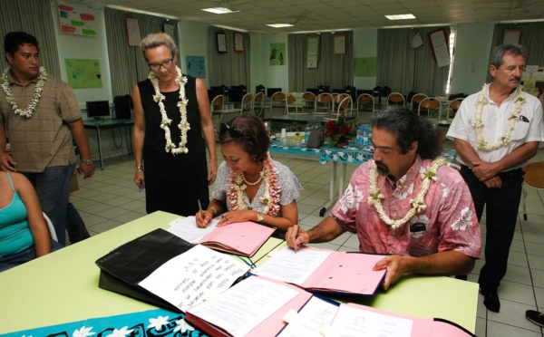 Une "classe de défense et de sécurité globale" au collège de Taravao