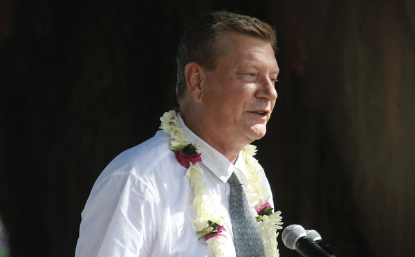 Les voeux du haut-commissaire, Eric Spitz