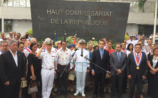 Attentats : Instant de recueillement au Haut-commissariat