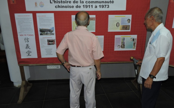 L'histoire de l'arrivée des chinois à Atimaono est retracée à travers une exposition