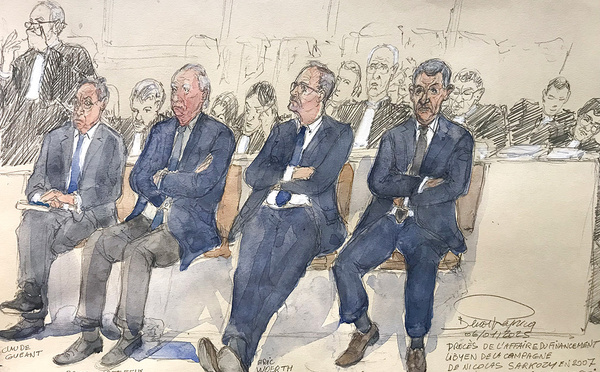 "Pas un centime" d'argent libyen dans sa campagne, jure Sarkozy à son procès