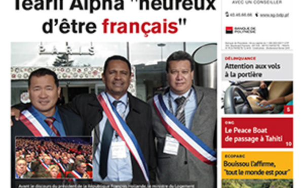 TAHITI INFOS N°541 du 19 novembre 2015