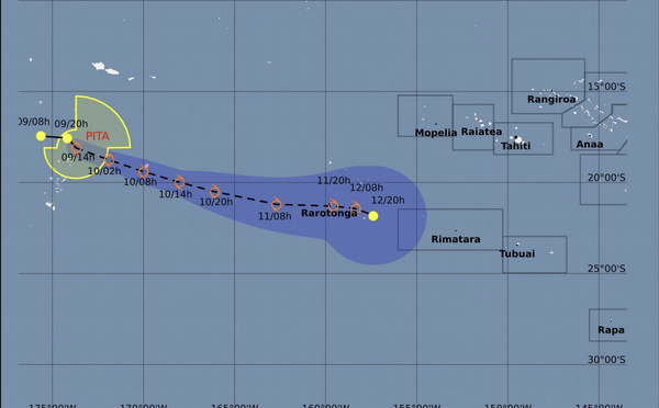 Une dépression tropicale modérée au large des Australes