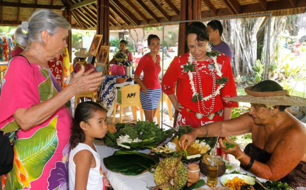 Inauguration ce matin de la 3ème édition de la journée "Vahine tu as des talents" à l'APF