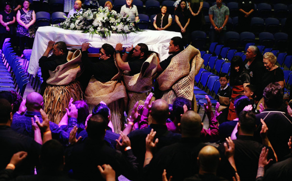 Hommage de la Nouvelle-Zélande à Jonah Lomu: dernier haka pour une légende du rugby