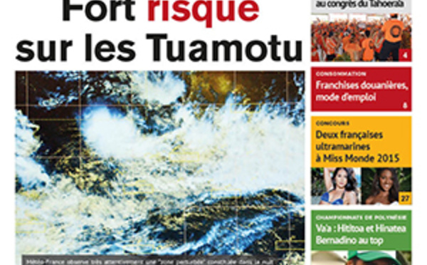 TAHITI INFOS N°548 du 30 novembre 2015