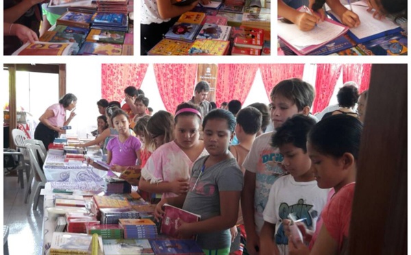 Trois jours de "rêve" au Salon du livre de Taiarapu