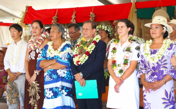 Inauguration de la 9ème édition du Salon "Te Noera a te rima’i"