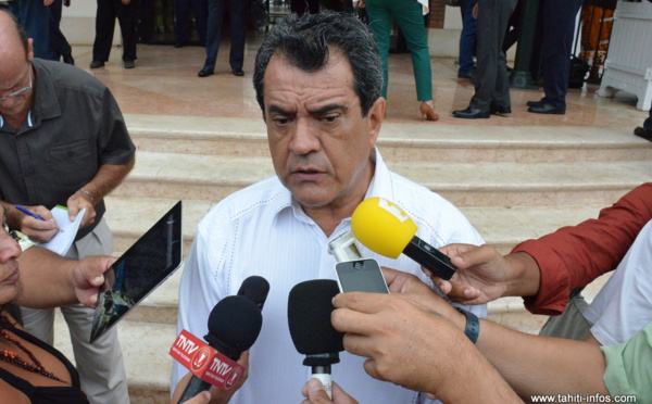 Edouard Fritch : "Cette majorité a nécessité pratiquement 18 mois de gestation"