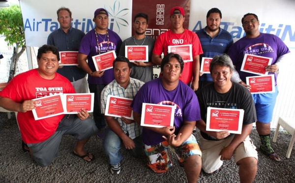 Foot Us – Remise de diplômes devant des invités de marque.