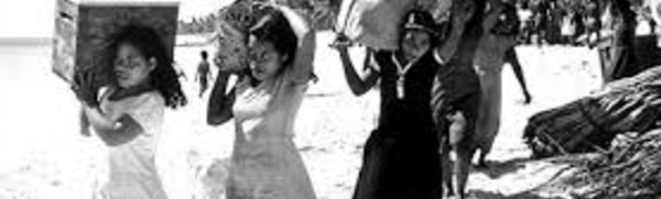 Les réfugiés nucléaires du Pacifique menacés maintenant par le climat