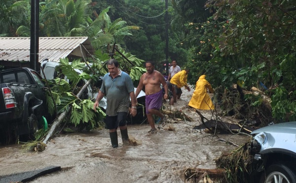 Fortes pluies : Tearii Alpha recense les fare endommagés ce dimanche