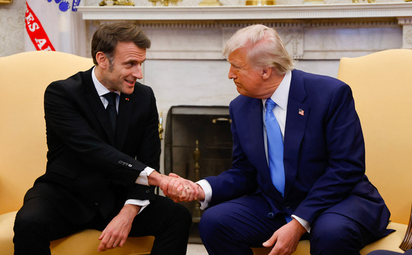 Macron et Trump assurent vouloir travailler ensemble à la paix en Ukraine