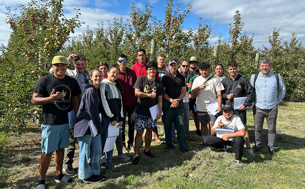 Les étudiants du lycée agricole en terre kiwi