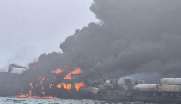 Collision entre un pétrolier et un cargo en mer du Nord, 32 blessés